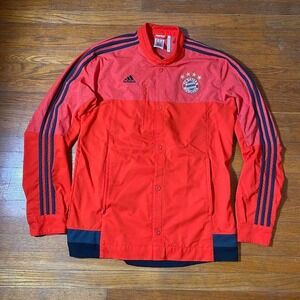 Mens Adidas BAYERN MUNICH ANTHEM 2014‎ Track Soccer Jacket Mens Size M